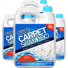 4 x 5L Cleenly Ocean Fresh Carpet Shampoo