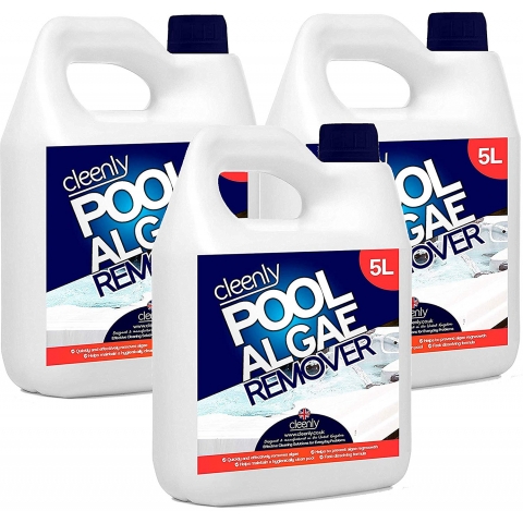 Cleenly Pool Algae Remover 3 x 5L