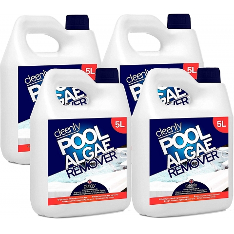 Cleenly Pool Algae Remover 4 x 5L