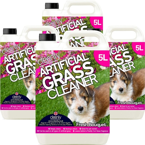 Cleenly Artificial Grass Cleaner Floral Fragrance 4 x 5L